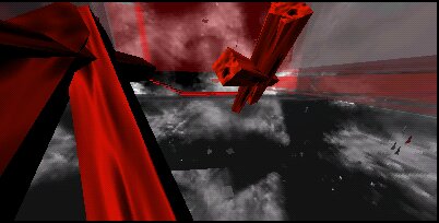 Szenenbild, Abbbildung eines Screenshots mit Blick auf externe Anchor im gro&szlig;en Sprungraum