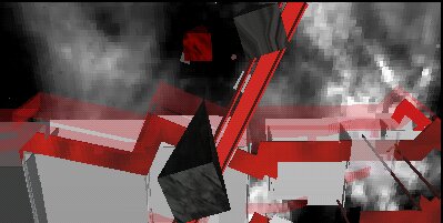 Szenenbild, Blick von einer unteren Ebene